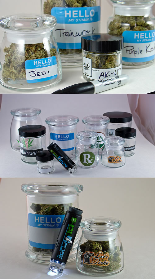 a lot of weed jars